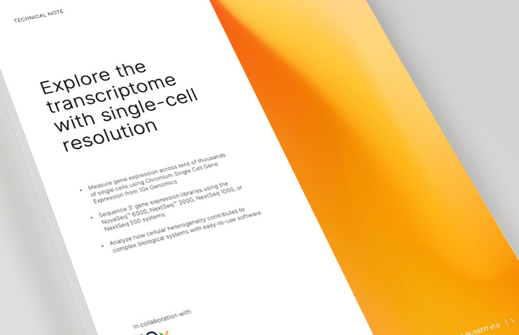 Exploring transcriptome with single‑cell resolution with 10x Genomics